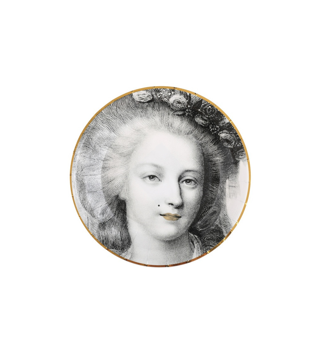 Talířek Versailles s portrétem ženy sada