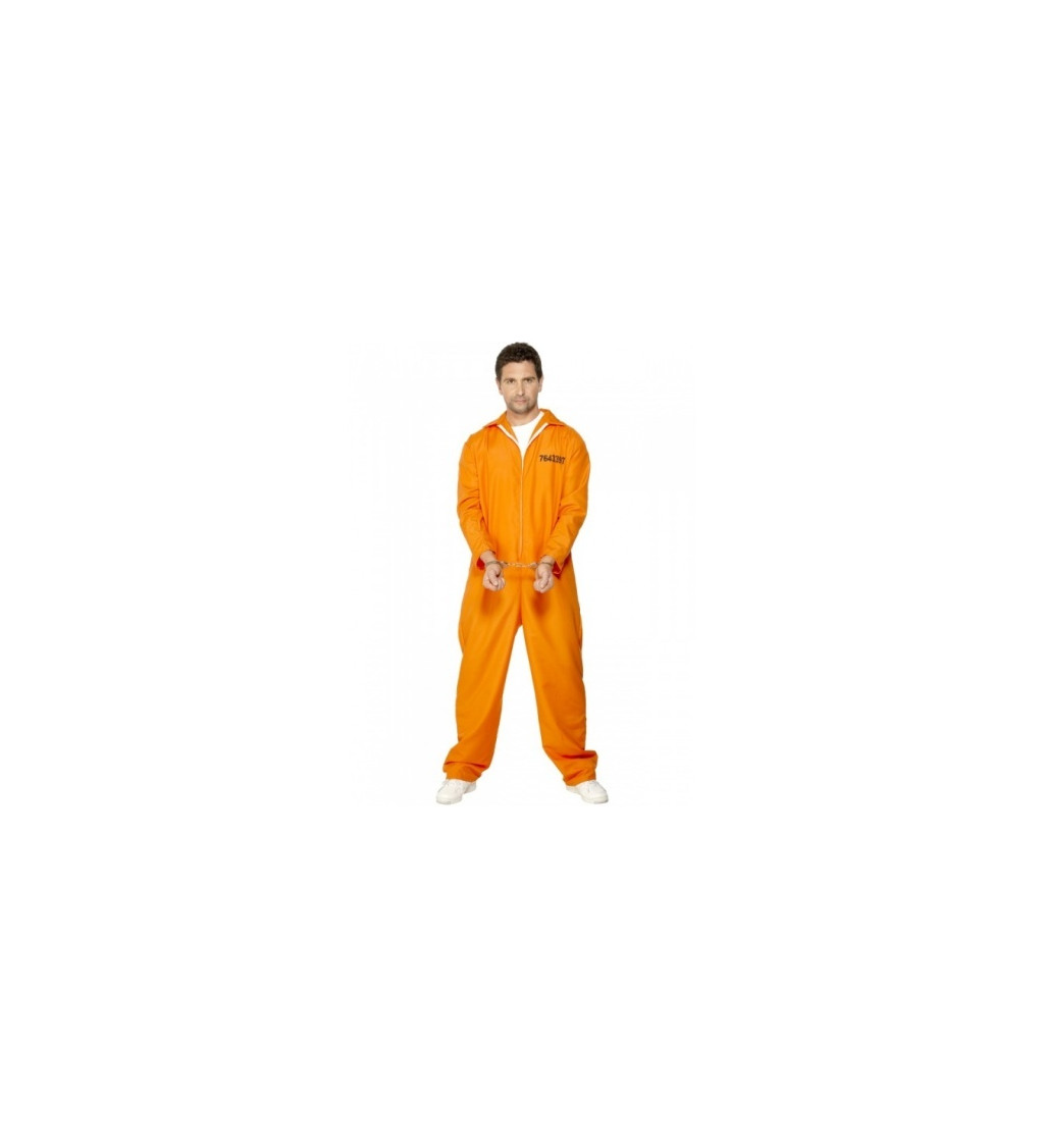 Kostým pro muže - Trestanec oranžový