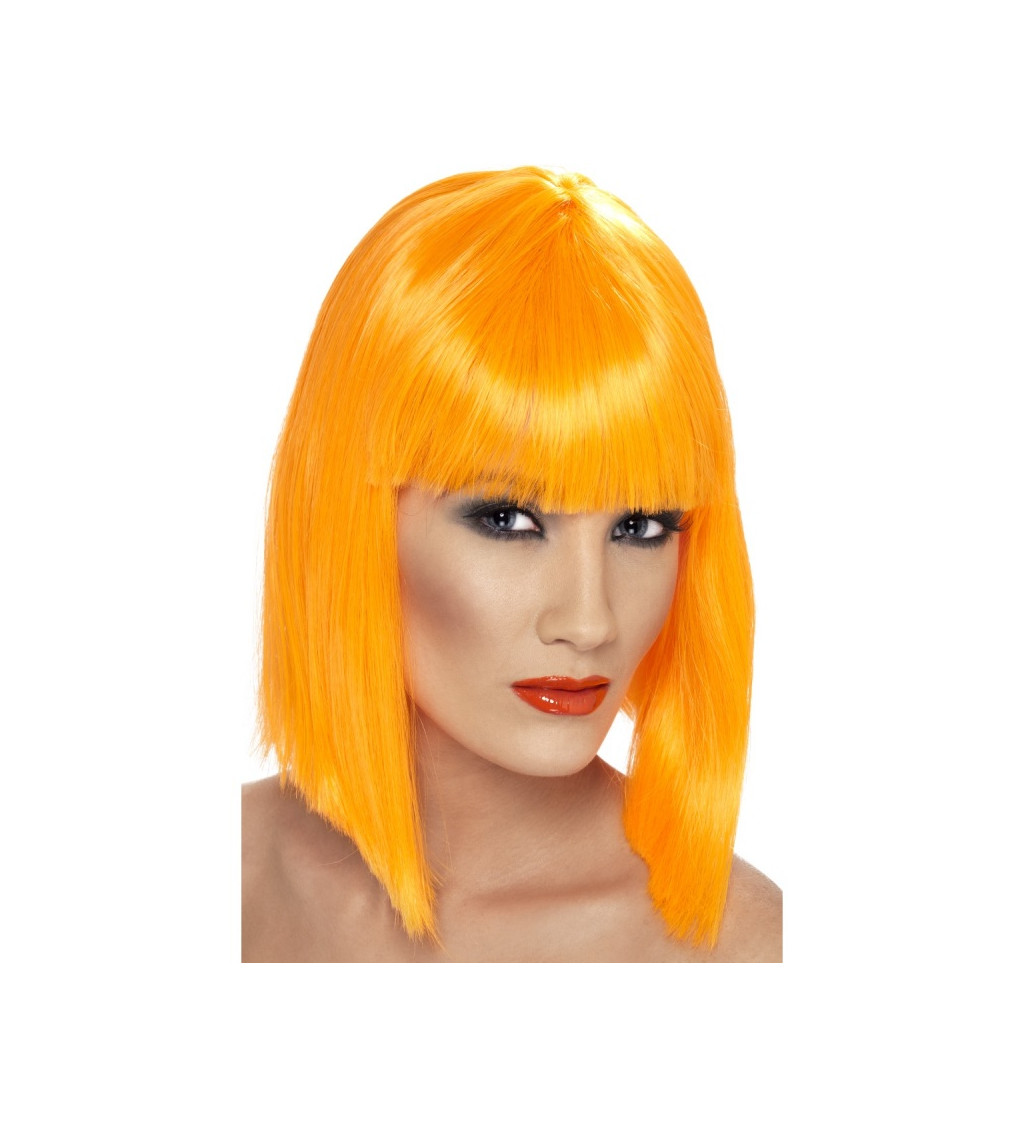 Paruka Glam - oranžová