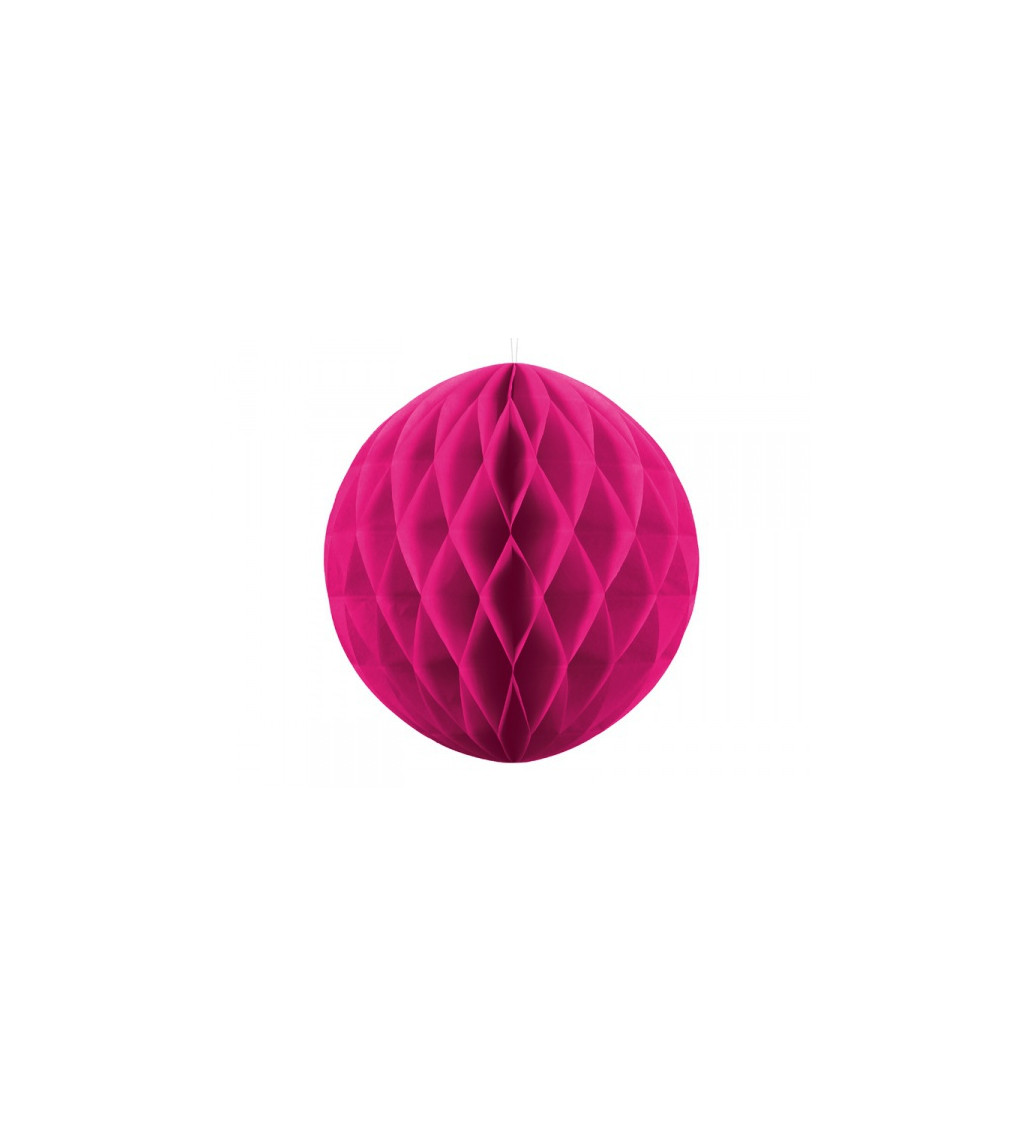 Dekorační koule - tmavě růžová, 40 cm