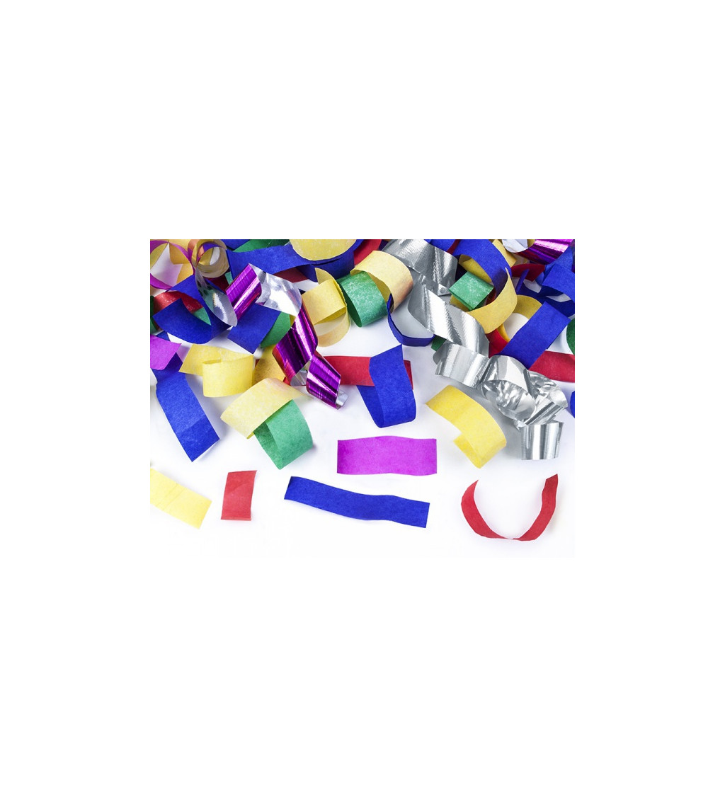 Vystřelovací konfety - barevné pllátky