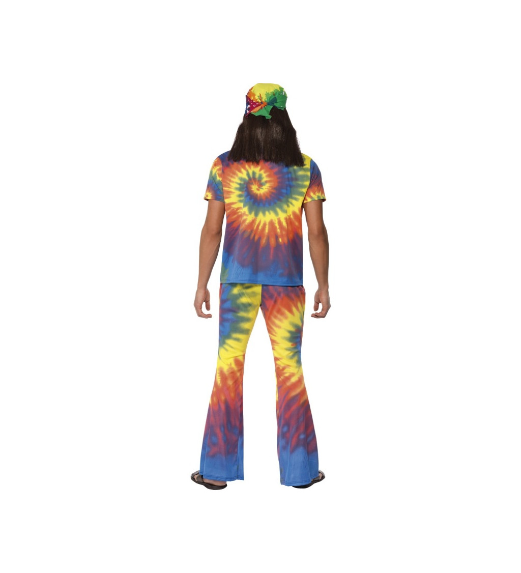 Kostým pro muže - Hippie duha