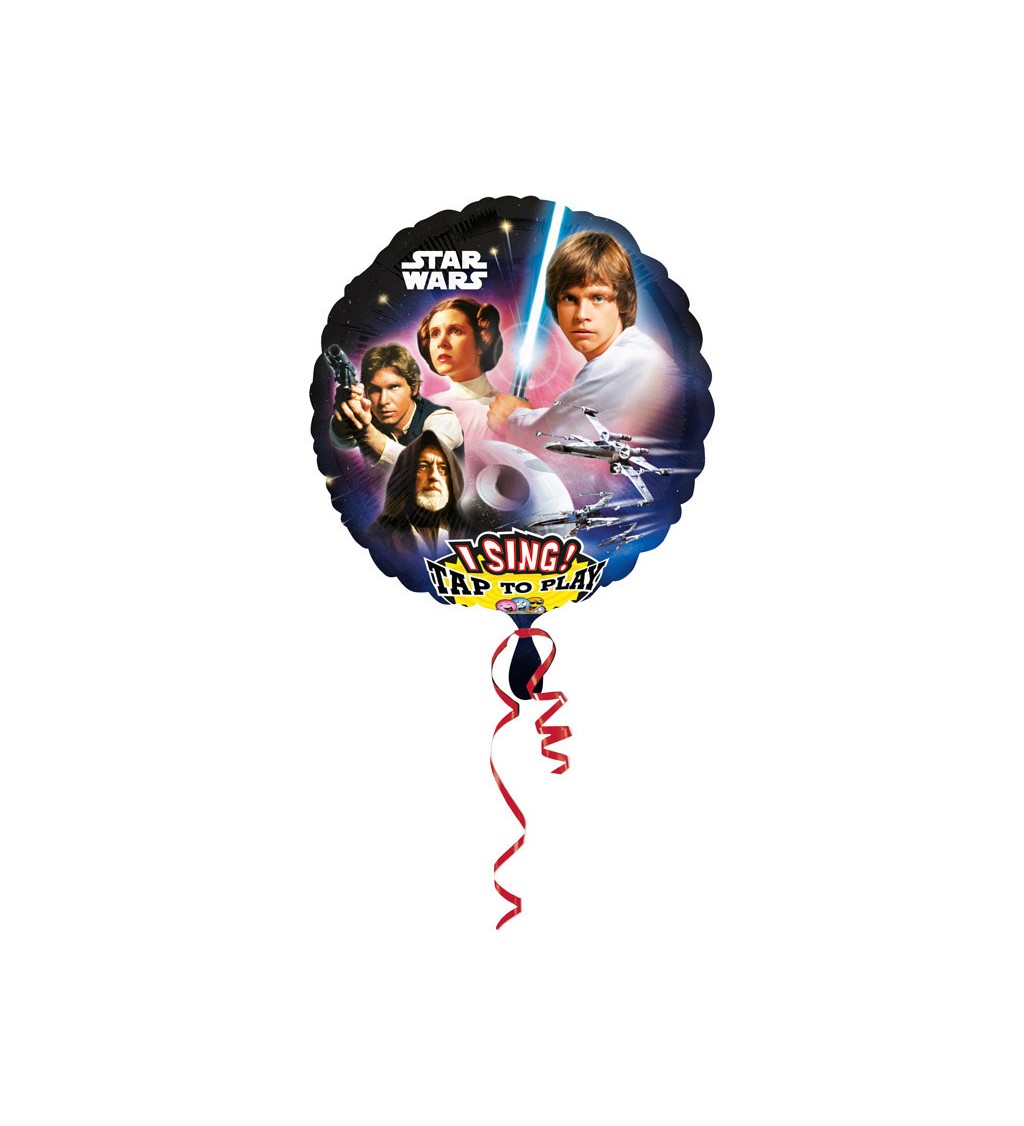 Zpívající fóliový balónek - Star Wars