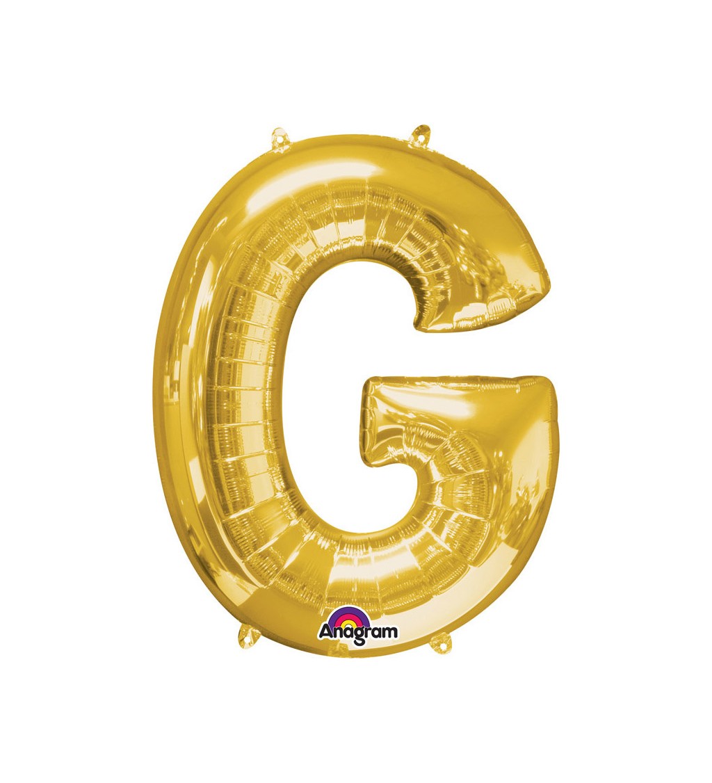 Fóliový balónek zlaté G