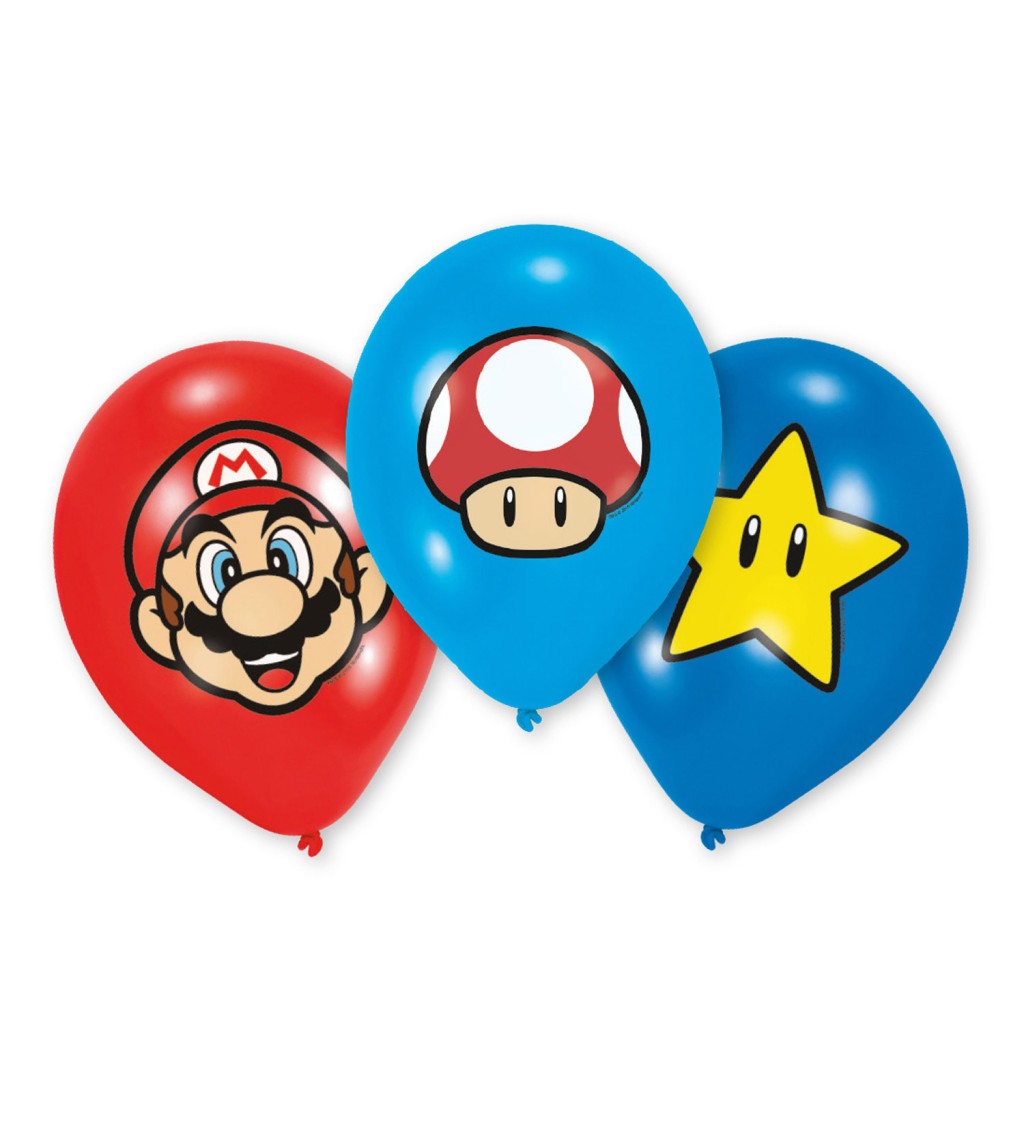 Sada balónků Super Mario