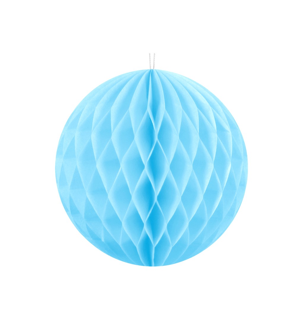Dekorační koule - světle modrá, 10 cm