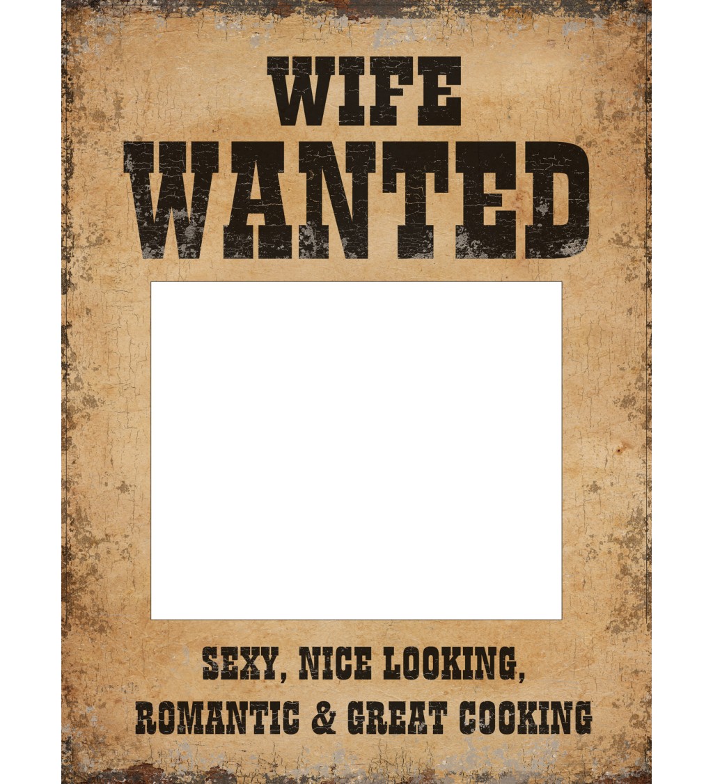Foto plakát Wanted - svatba