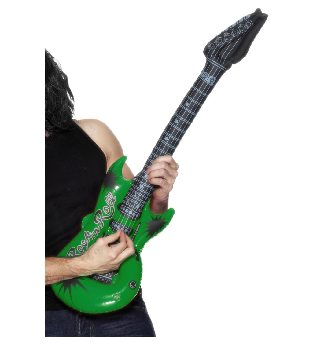 Nafukovací barevná kytara