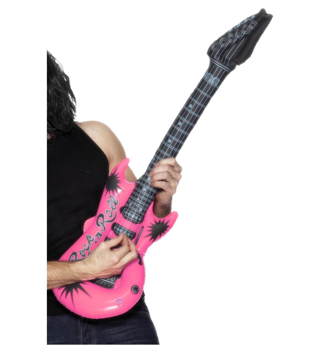 Nafukovací barevná kytara