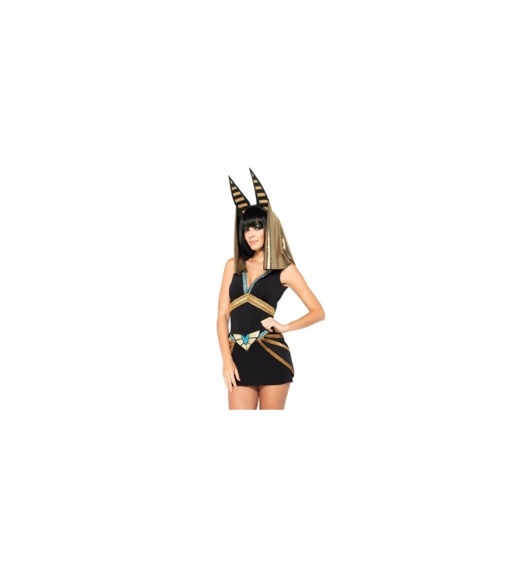 Kostým pro ženy - Egyptská bohyně (Anubis)