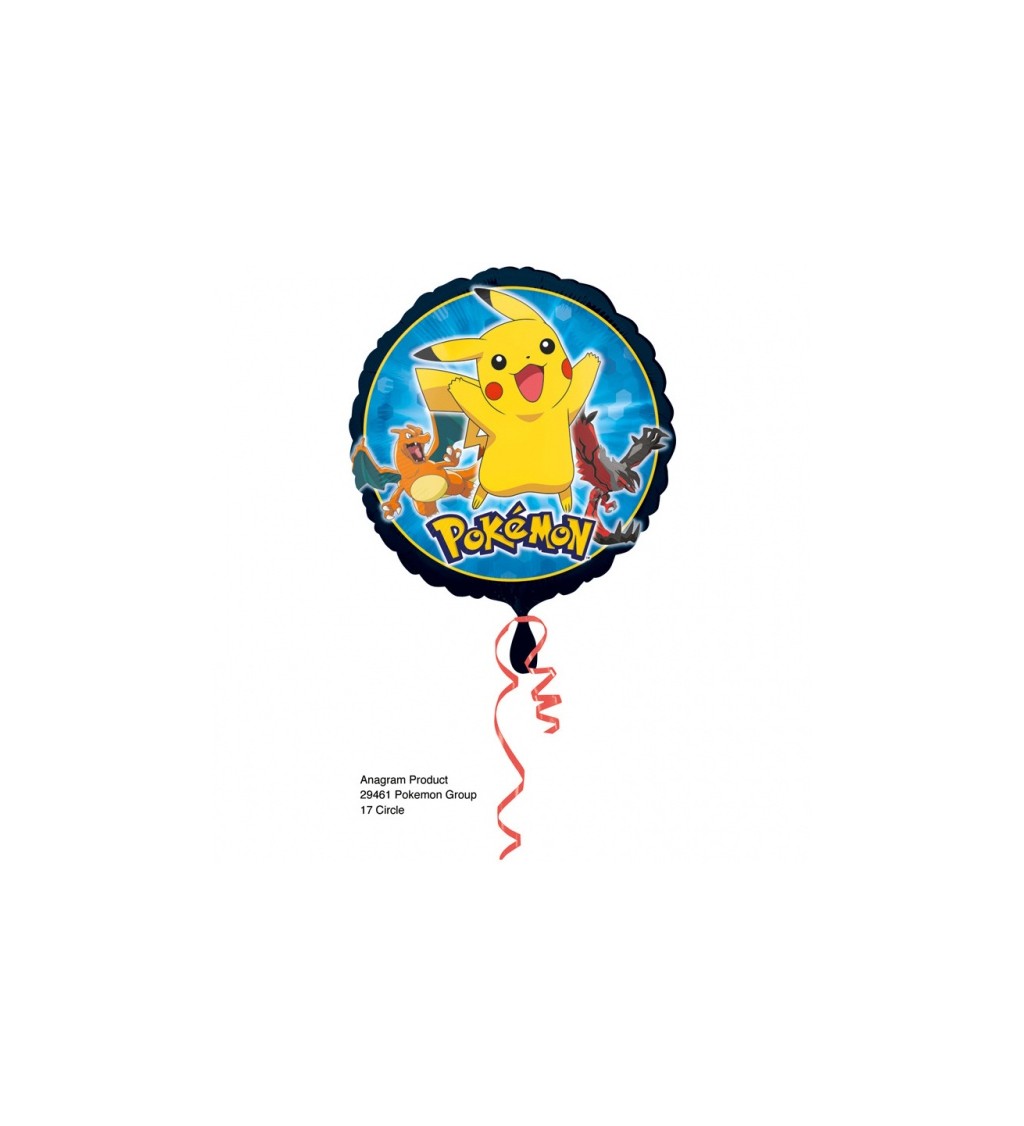 Fóliový balónek Pokémon group