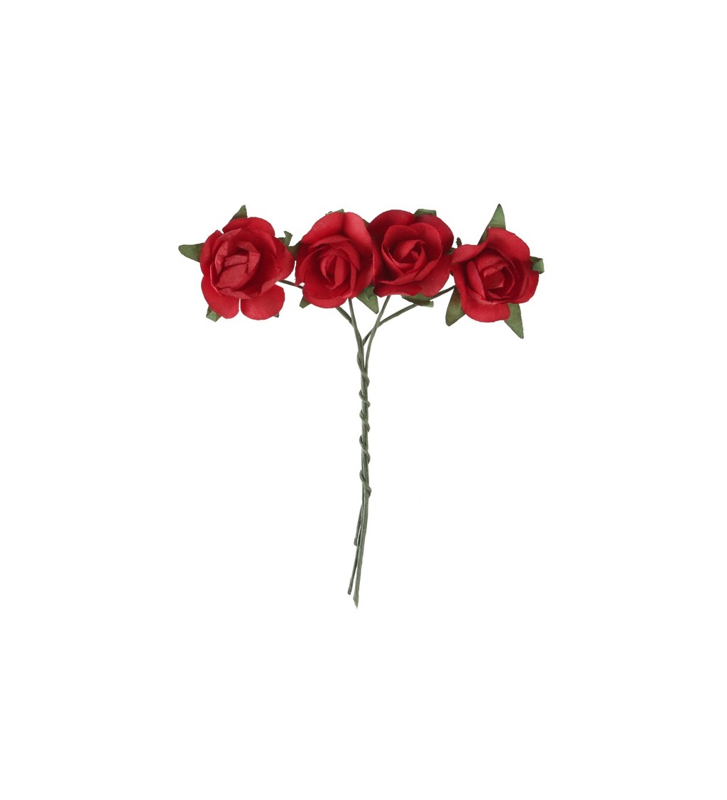 Dekorace Pugét červených růží