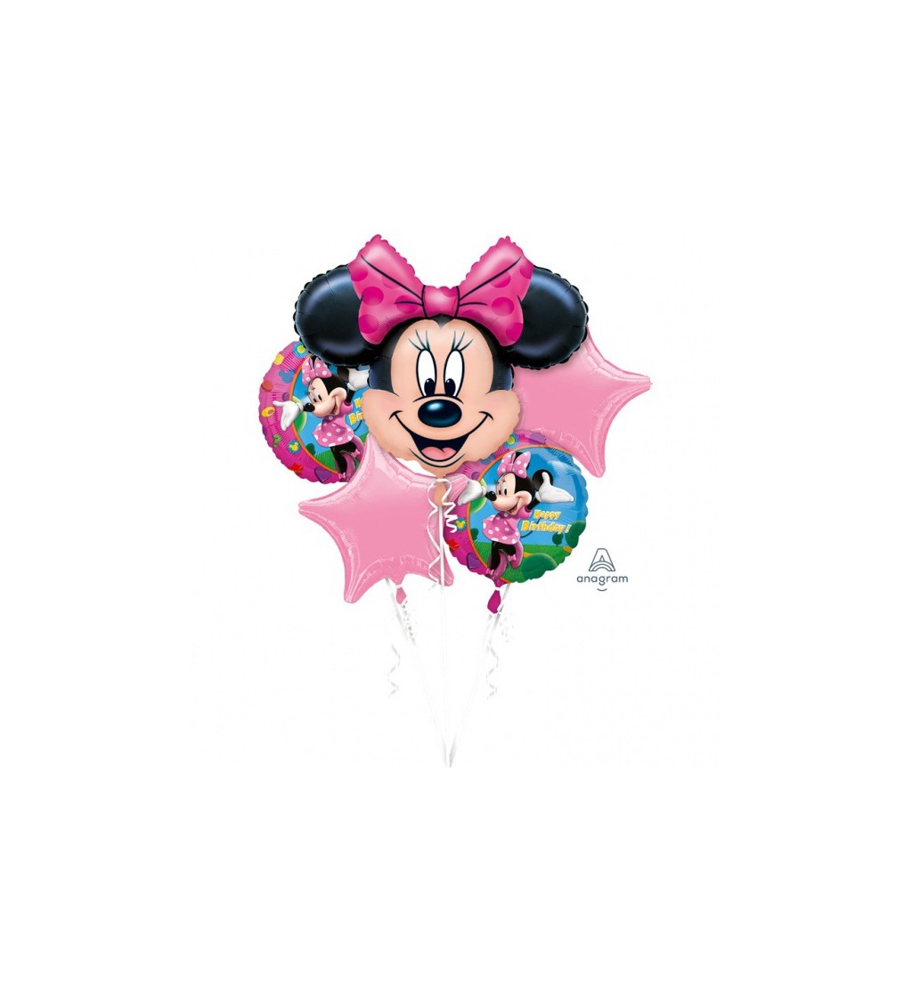 Sada fóliových balónků Minnie Mouse