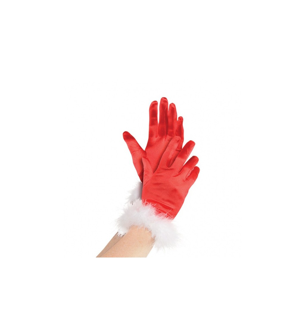 Červené rukavičky paní Klausová