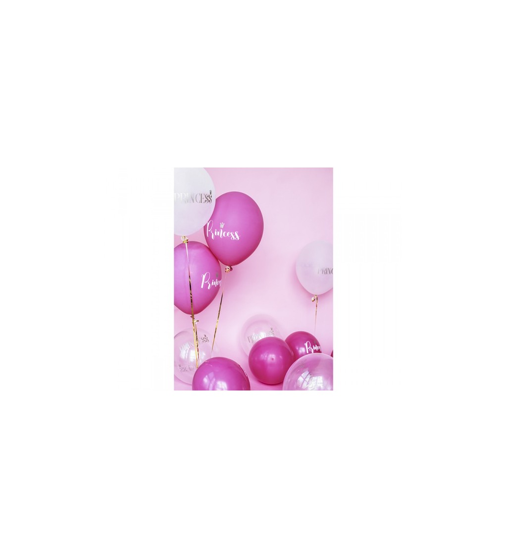 Balónek Princezny 2 barvy - 6ks