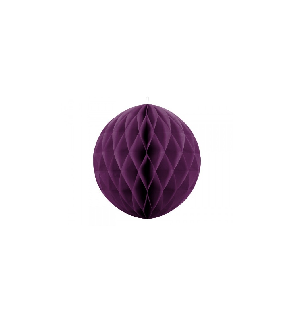 Dekorační koule - vínová, 10 cm