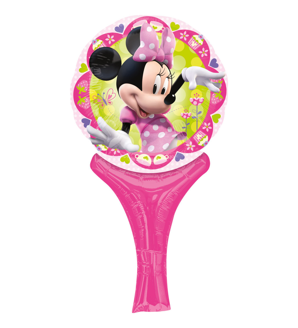 Fóliový balónek lízátko Minnie Mouse
