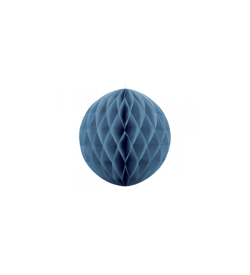 Dekorační koule - tmavě modrá, 40 cm