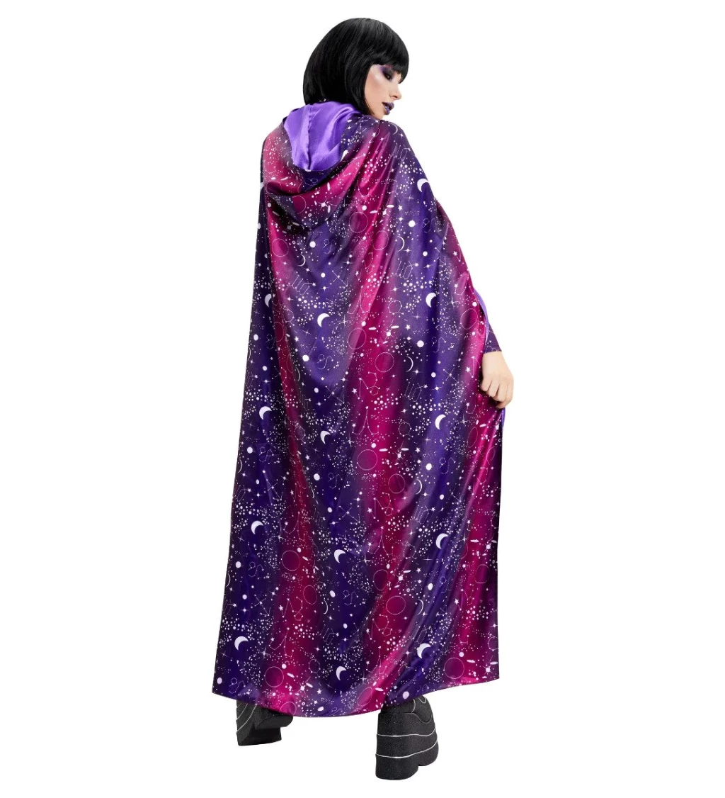 Galaxy fialový plášť