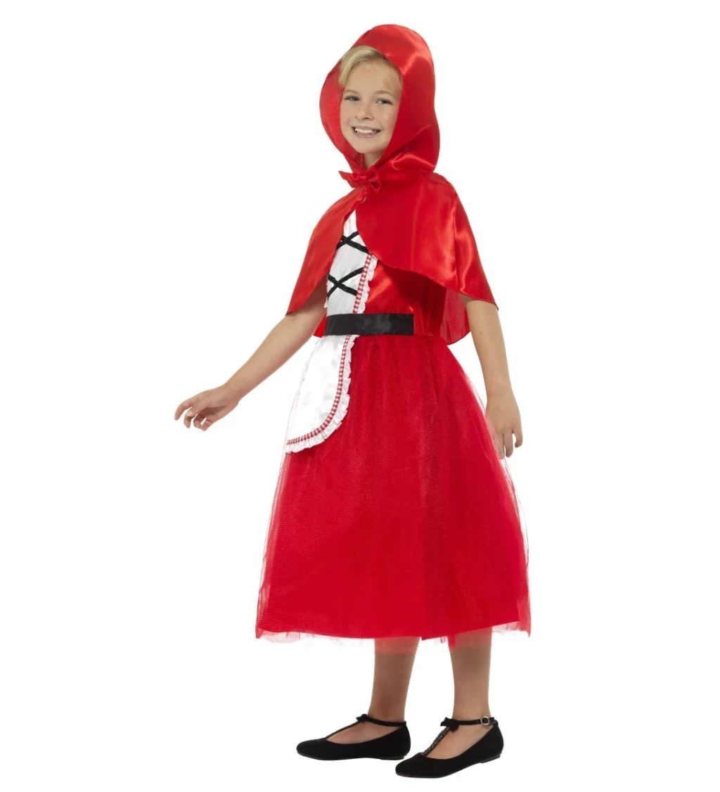 Dětský kostým Červená Karkulka deluxe