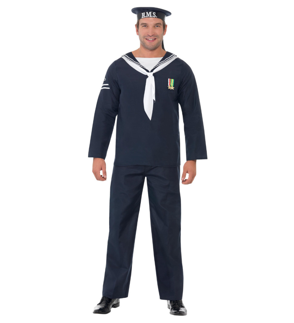 Kostým pro muže - Námořník modrý