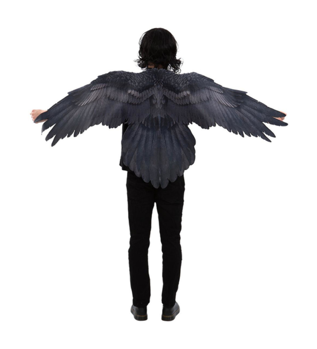 Dámský šedý plášť s křídly