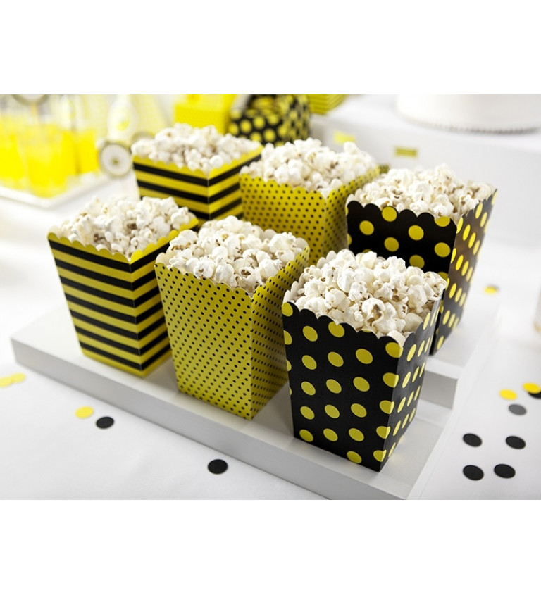 Krabičky na popcorn včelka
