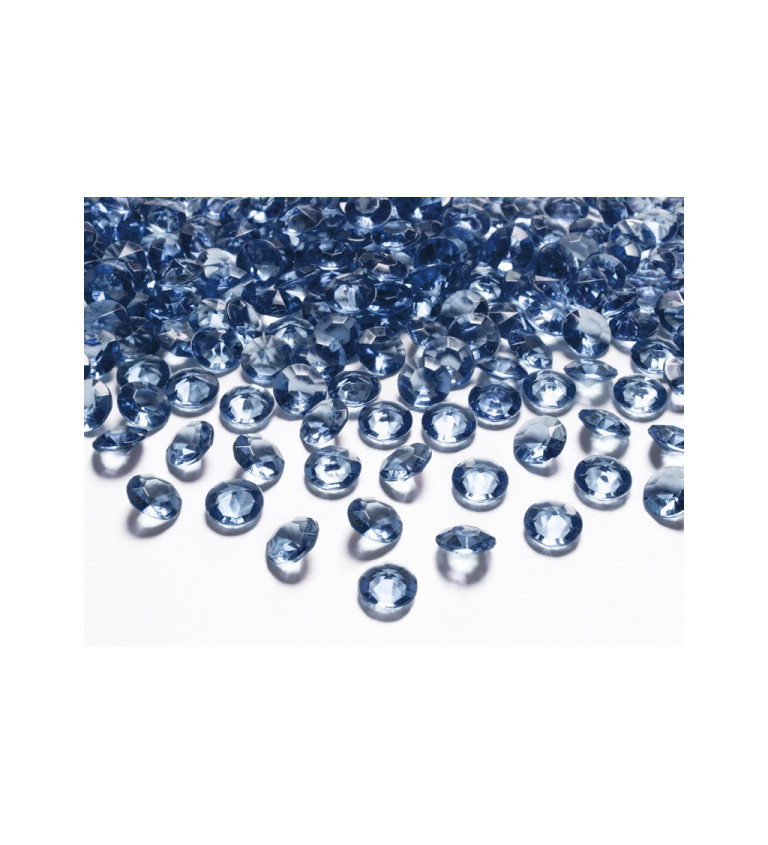 Diamantové konfety - tmavě modrá