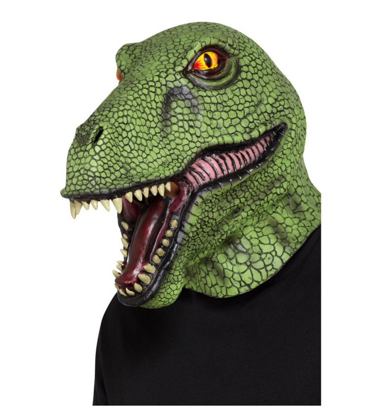 Latexová maska Dinosaurus