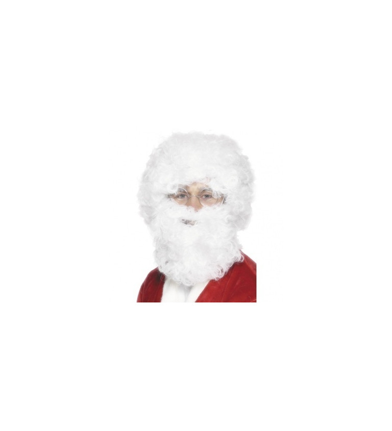 Paruka a vousy v sadě - Santa Claus
