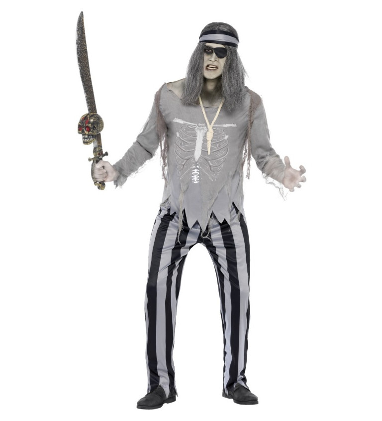 Pánský kostým - Zombie pirát