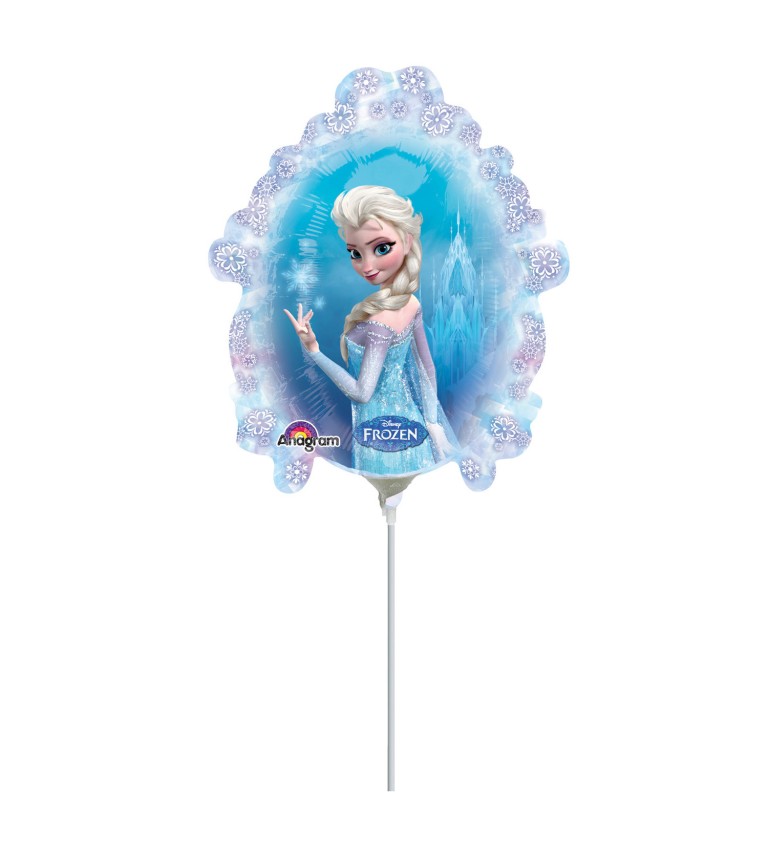 Zdobený fóliový balónek s Elsou a Annou - Frozen