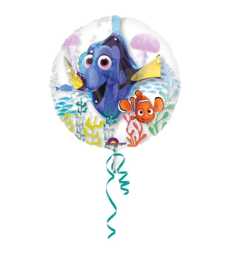 Prostorový fóliový balónek Hledá se Dory