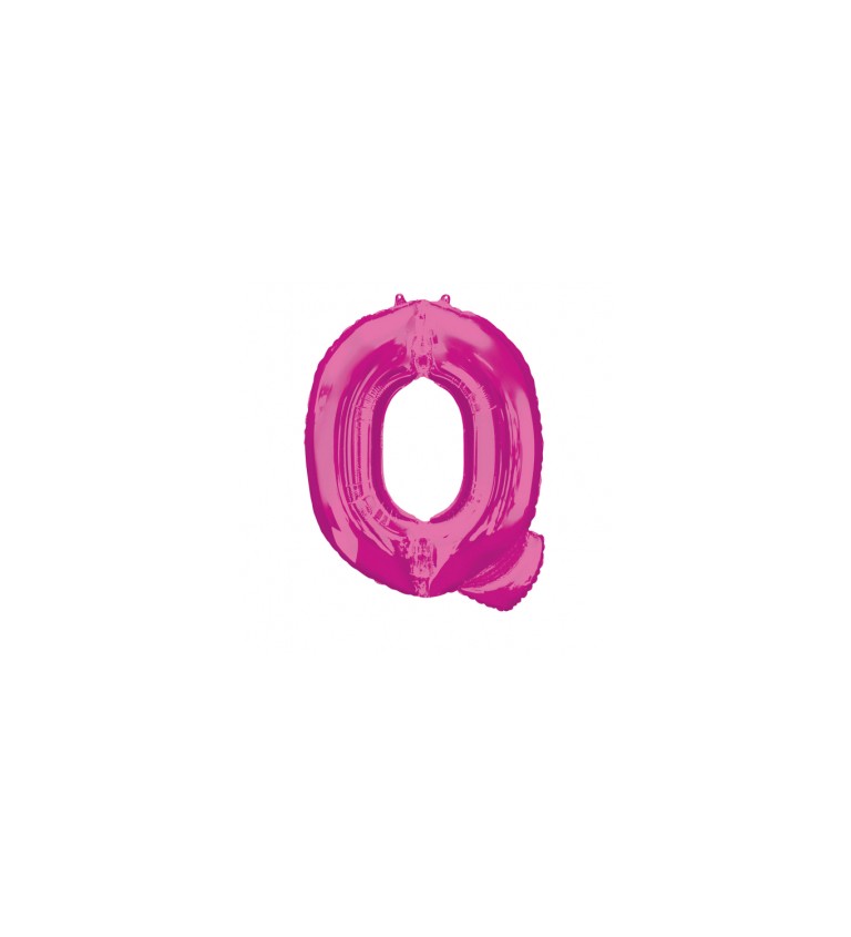 Fóliový balónek Q růžový