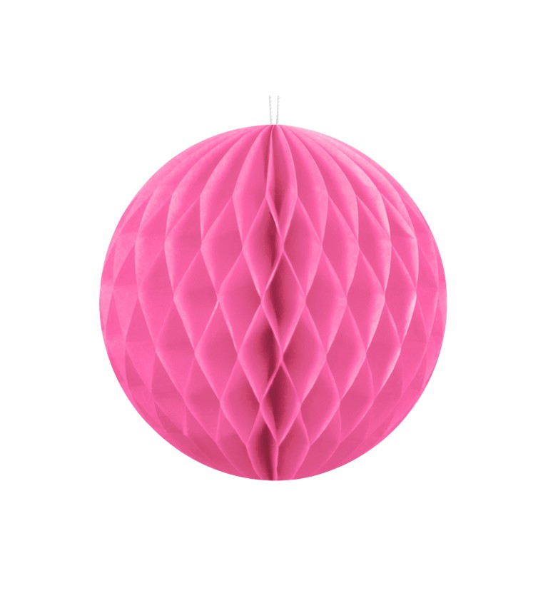 Dekorační koule - růžová, 10 cm