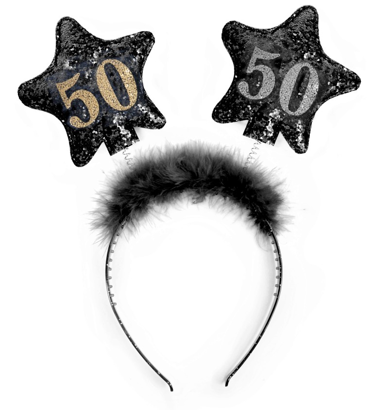 Vtipná čelenka - narozeniny, 50