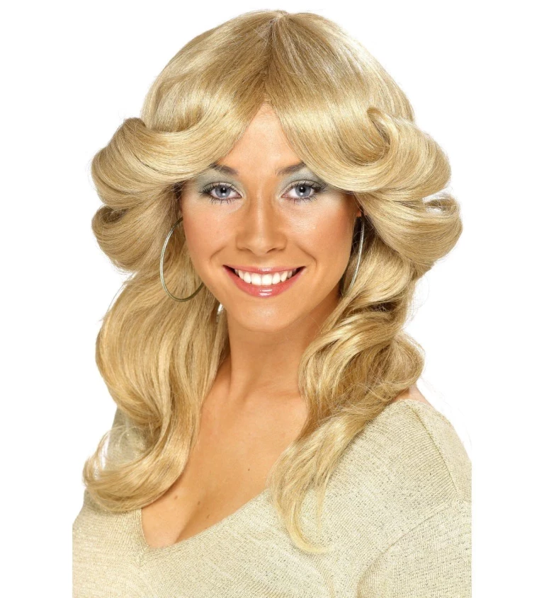 Paruka 70. léta dámská - blond