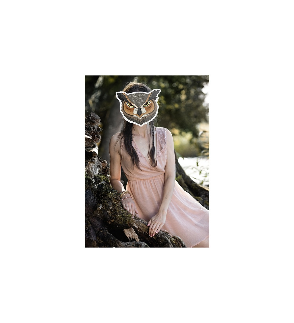 Maska sova - Kalous ušatý