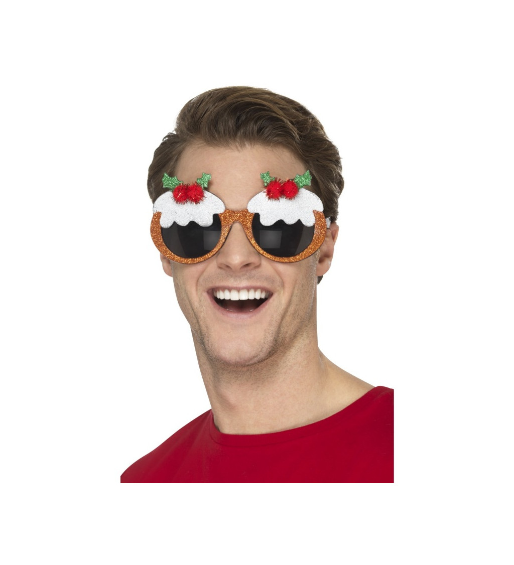 Vánoční brýle Pudink