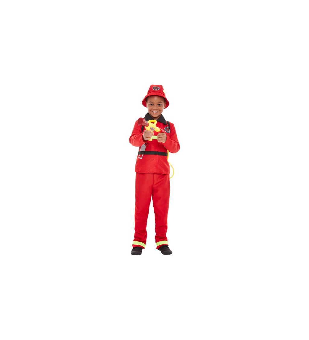 Dětský kostým Hasiče v červeném