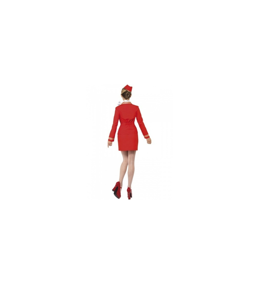 Kostým pro ženy - Sexy Letuška červená