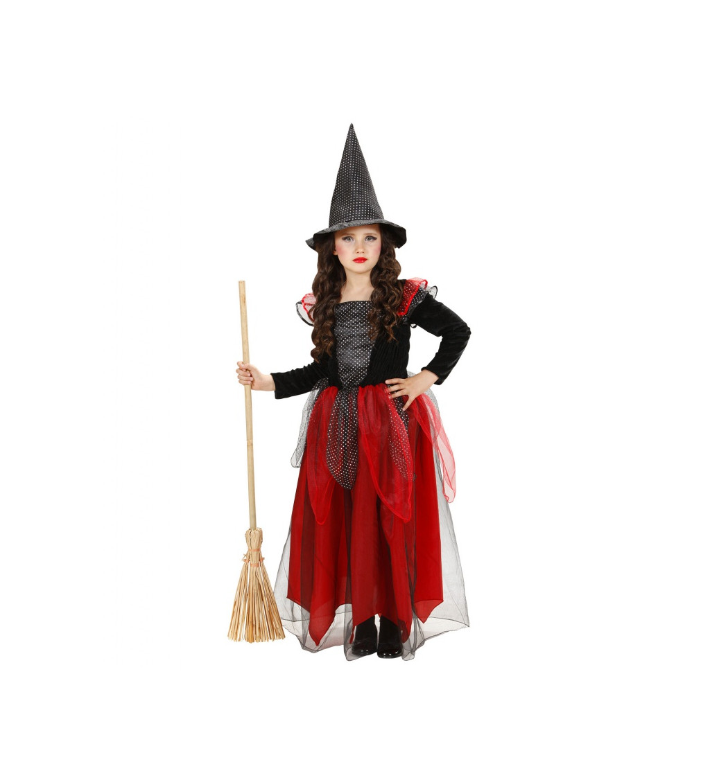 Dětský kostým Malá Červená čarodějnice
