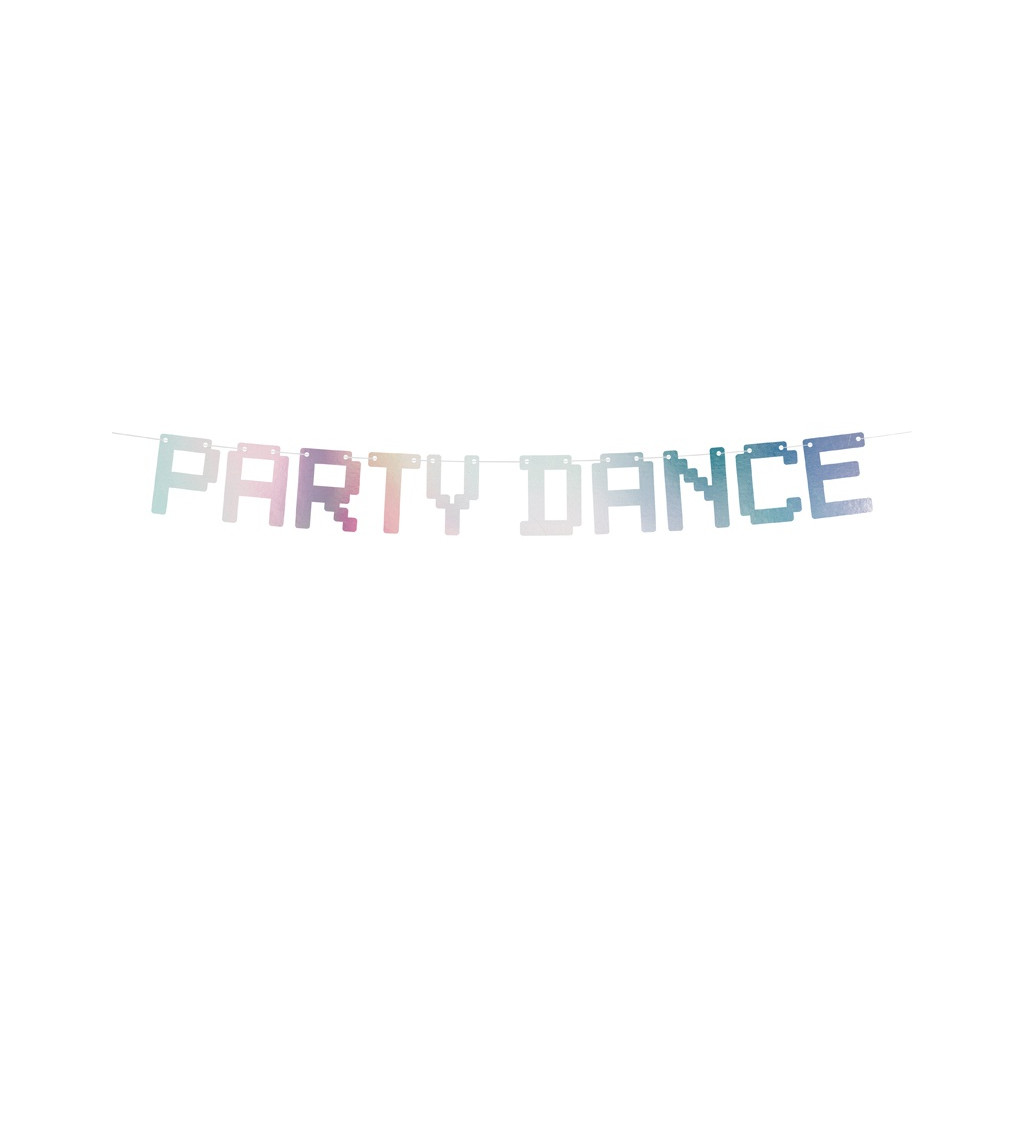 Girlanda - Party Dance, holografická