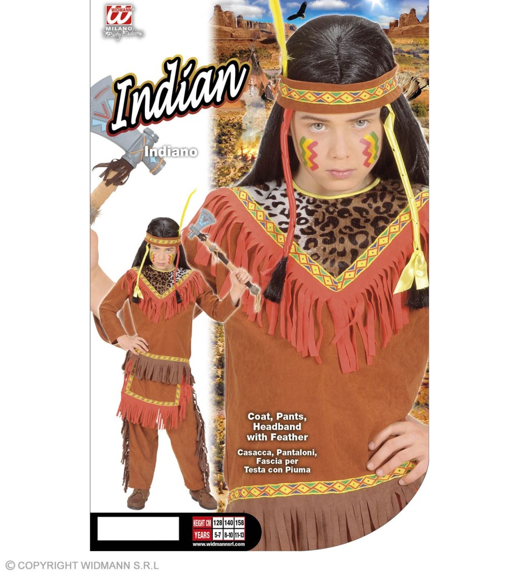 Dětský kostým Mladý indián II