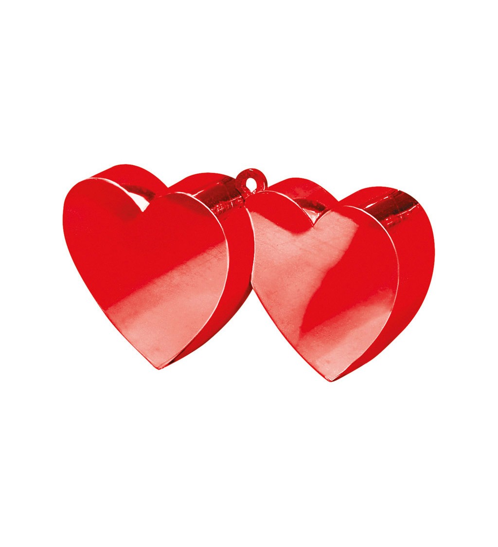 Závaží na balonky - srdce, červené