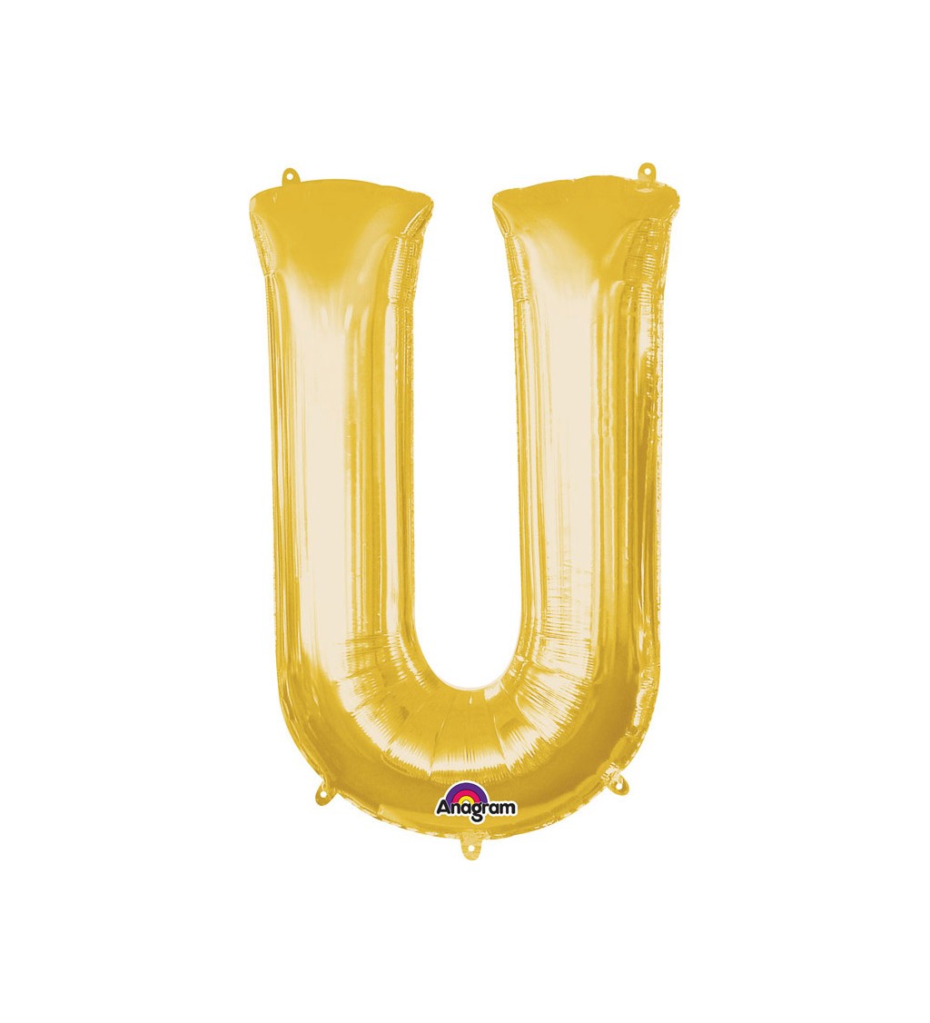 Fóliový balónek zlaté U