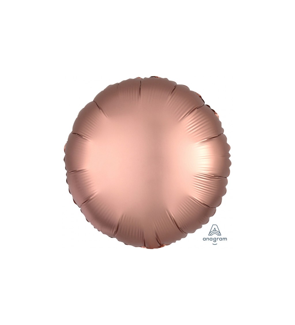 Balonek fóliový - Kolo rosegold