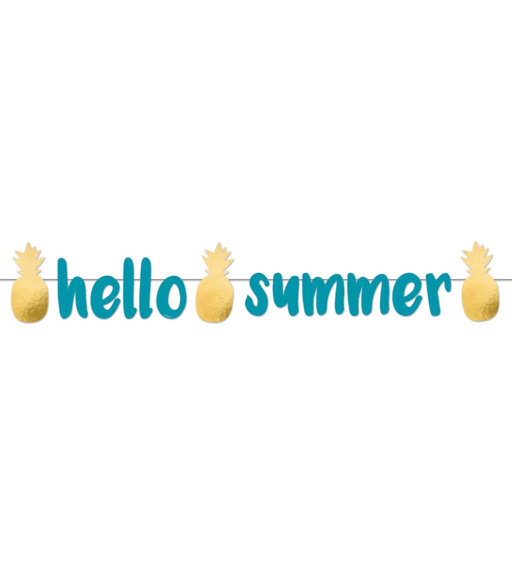 Písmenková girlanda Hello Summer