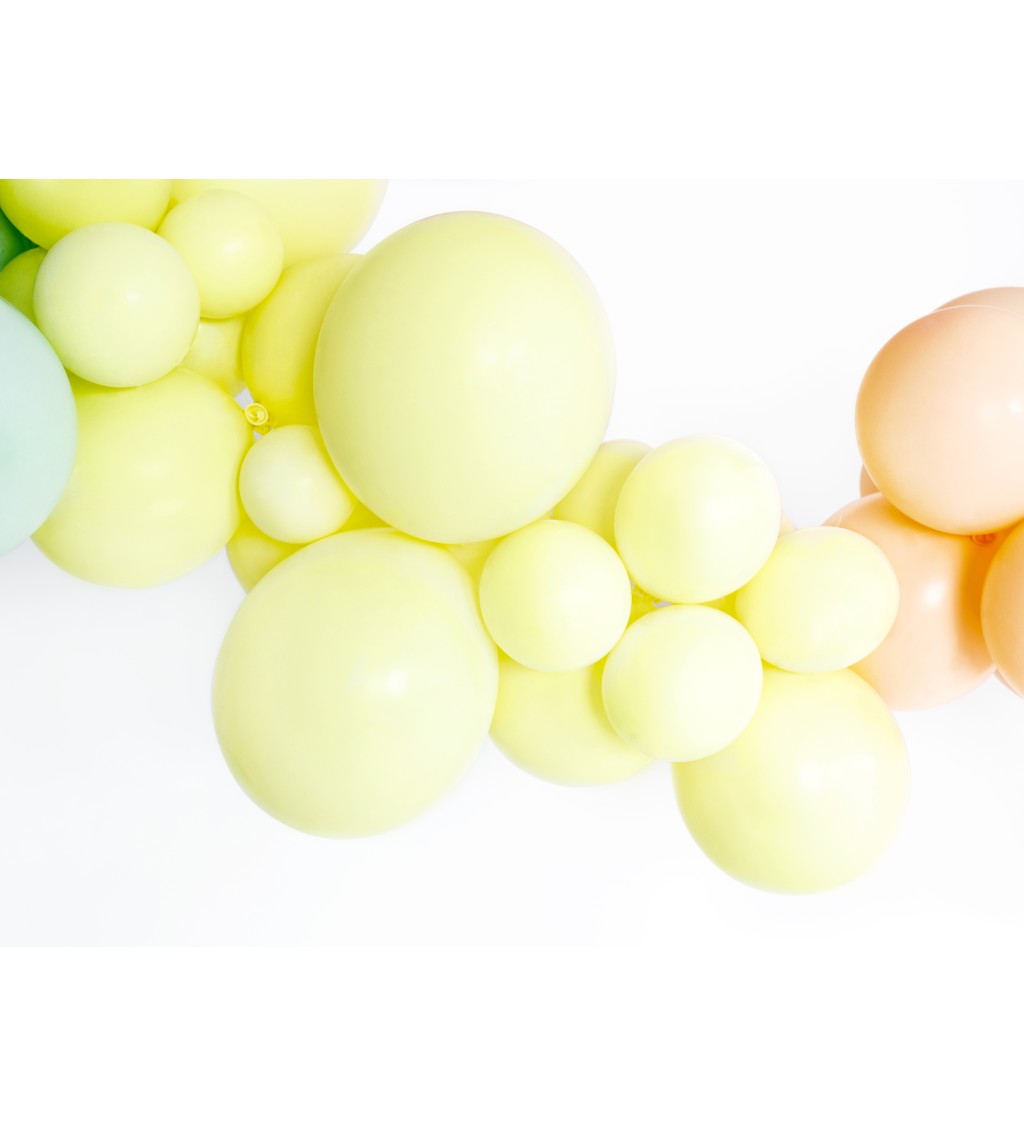 Balónek Strong - pastelově žluté, 30 cm