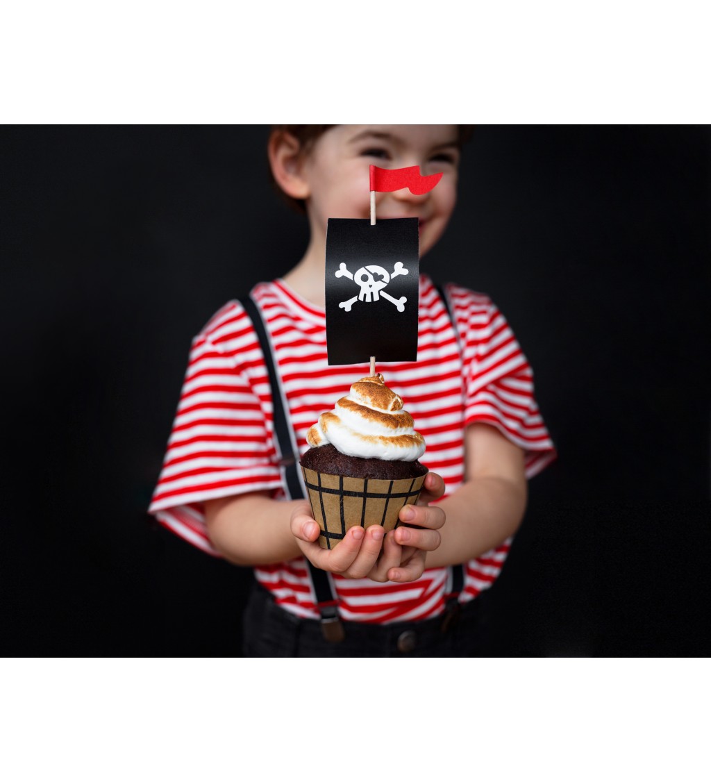 Cupcaky - piráti (6 ks)